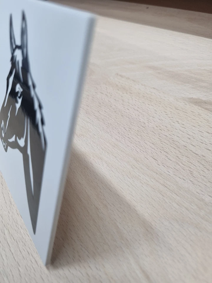 Bitte Nicht Füttern Pferd Schild Schilder PVC Hartschaum Hof Weiss Hof Weide - Bild 3 von 3