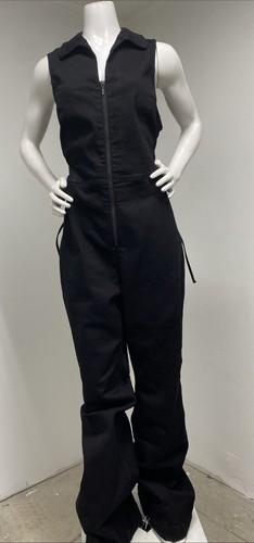 IDYLLWIND Sleeveless Western Denim Black Jumpsuit Women's Size XXL, Preowned.