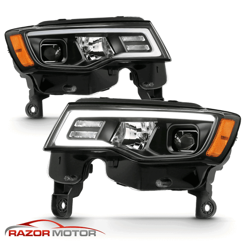 Faros traseros proyectores negros para Jeep Grand Cherokee 2017-2022 - Imagen 2 de 11