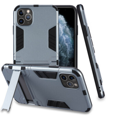 Shockproof Hybrid Armour Rugged Rubber Hard Cover Wallet Case F iPhone 5 6 7 8 X