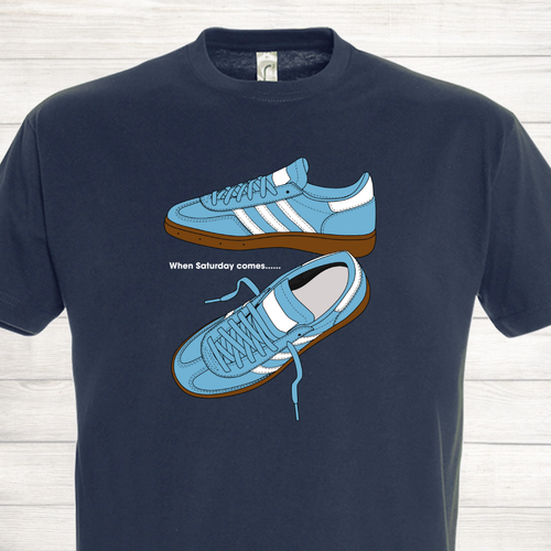 Man City Coventry Manchester Football Shirt Away Days Train T Shirt - Picture 7 of 15