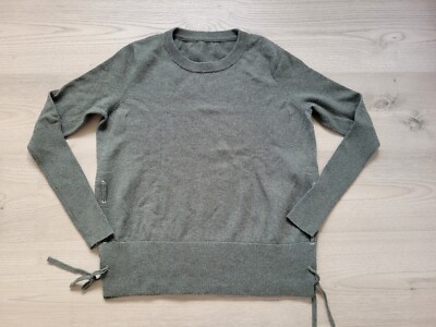 Damen Pullover REPEAT Wolle/Kaschmir Farbe Grün Größe UK L NEU