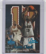 KEON CLARK RC 1998-99 FLAIR SHOWCASE #57 ROW 2 LEGACY COLL SERIAL #'D /99