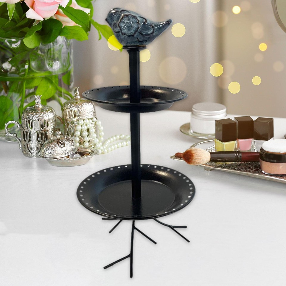 Jewelry Organizer 2 Tier Jewelry Display Stand for Shops Dresser