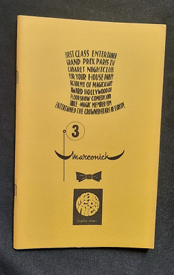 Marconick's Original Magic Book 3 American Tour Edition