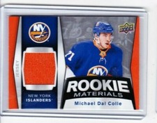 2018 2018-19 UPPER DECK MICHAEL DAL COLLE ROOKIE MATERIALS ORANGE JERSEY RM-MD