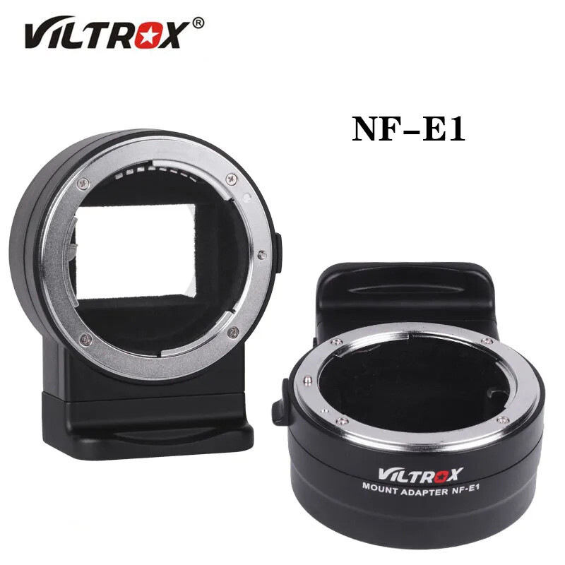 VILTROX NF-E1 Auto Focus Lens Adapter for Nikon F Lens to Sony E Mount  Camera