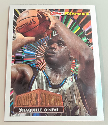 Shaquille O'Neal # CS 1 Corner Stone NBA 1994-95 Topps Finest EN Mint Vintage