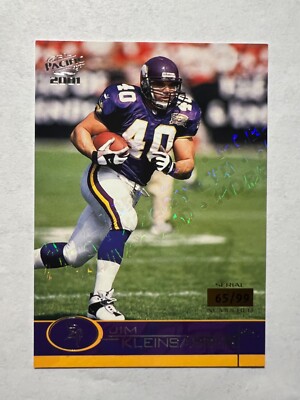 2001 Pacific Hobby LTD #240 Jim Kleinsasser #'d 65/99 Vikings | eBay