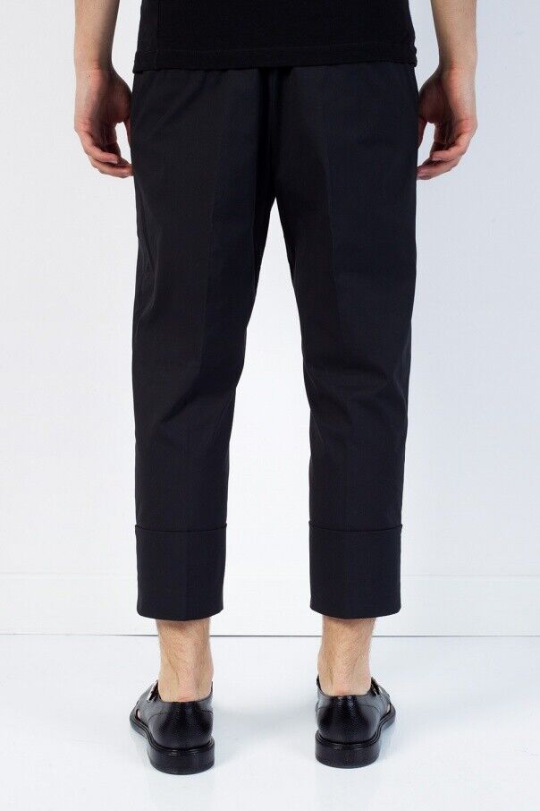 Vivienne Westwood Men's Dropped Crotch Black Trousers L63718 Vivienne Westwood Men's Dropped Crotch Black Trousers L63718
