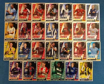 Match Attax Extra 24/25 Alle Crowd Connection Set Komplett Full Champions League