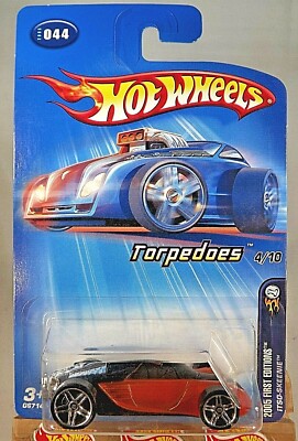 2005 Hot Wheels #44 First Editions-Torpedoes 4/10 ITSO-SKEENIE