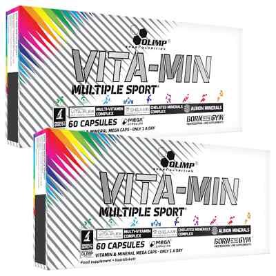 VITA-MIN MULTIPLE SPORT - 60-180 Capsules - Vitamins, Minerals, muscle recovery
