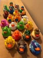 Rubber Ducks for Jeep Ducking Cruise Hiding Bath Toy Duck Floaters 2"