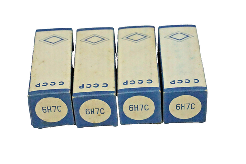 Lot De 4 Tubes Russes 6N7S / 6H7C / 6N7GT - NEUFS, Années 80, Qualité Militaire