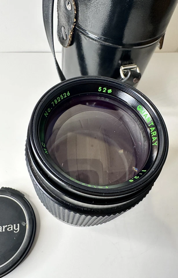 Quantaray 135mm f/2.8 lens for Olympus  (comes w/ case & 2 filters) - Image 3 of 4