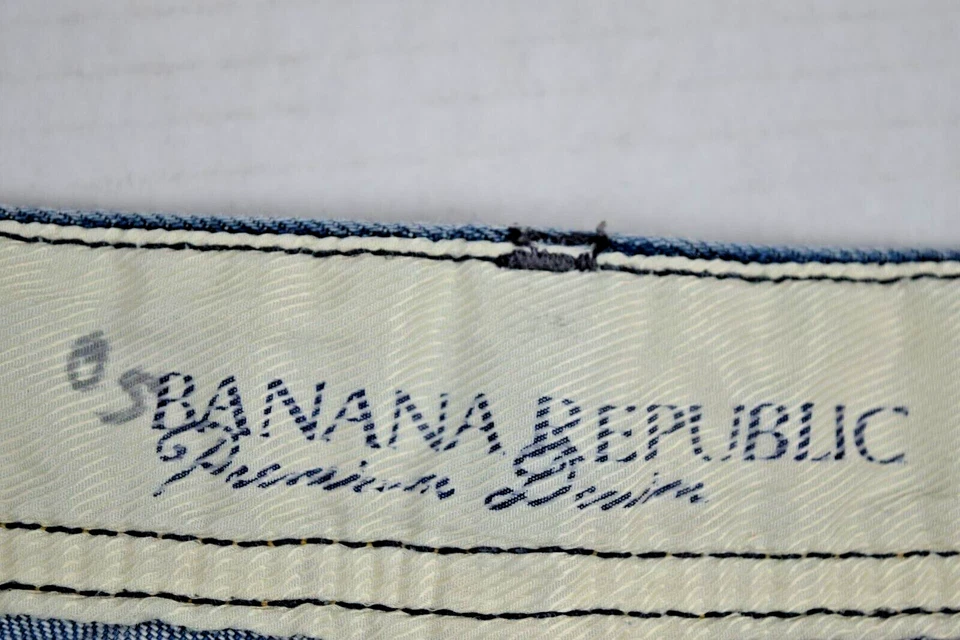 Jeans Vintage Banana Republic Talla W28 L29 00s Tiro Bajo Corte Bota Hecho en Turquía Foto 4 de 4