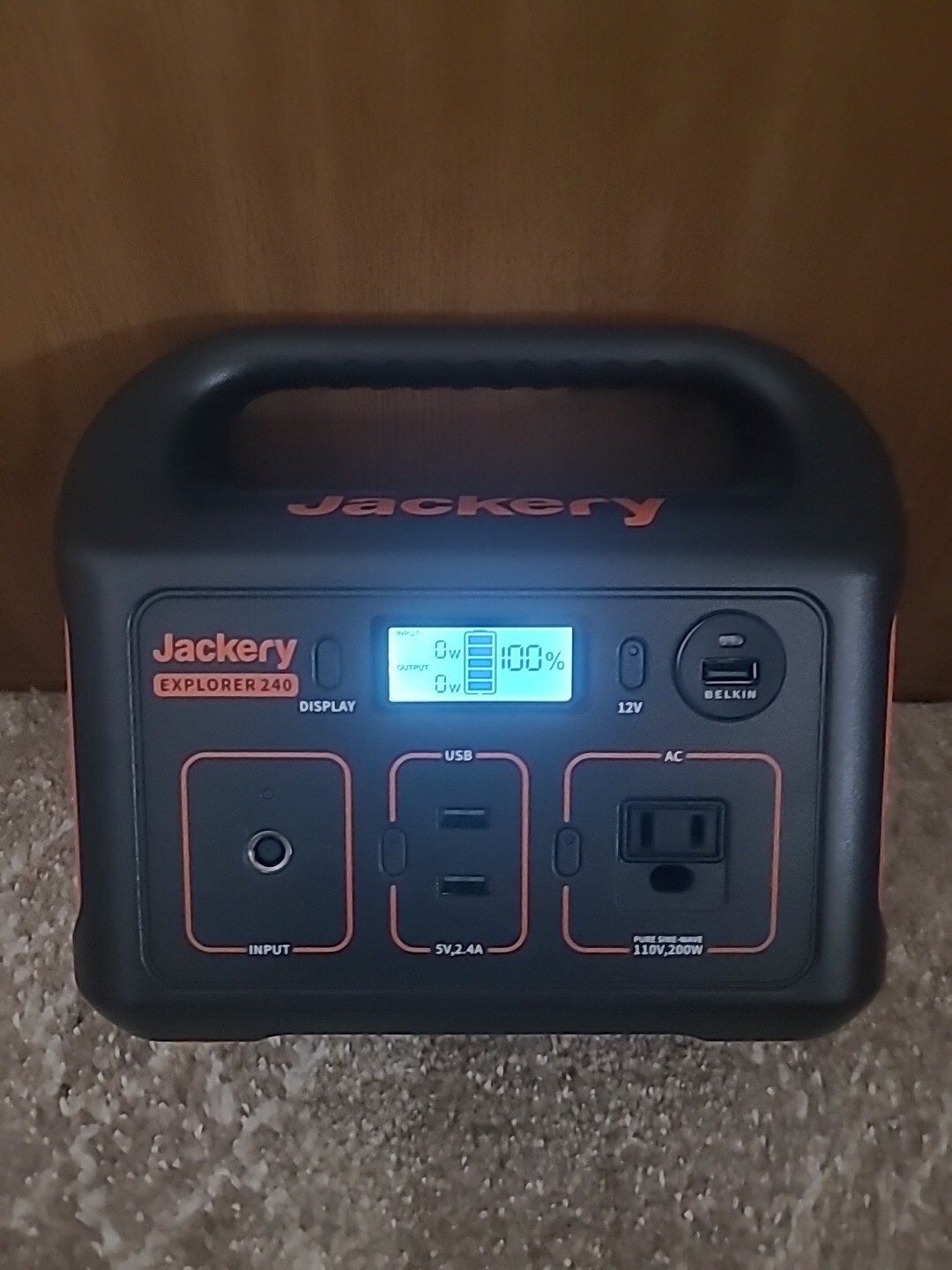 Jackery Explorer 240 Power Station 240Wh 200W Portable Outdoor