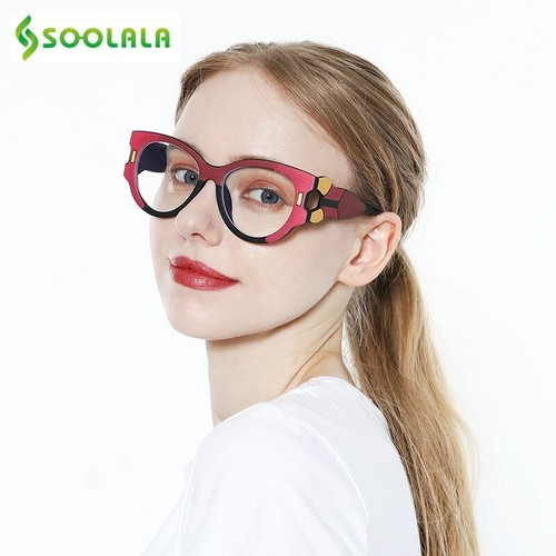 Nuevo de Diseño para Mujer Grande Gafas Lectura Presbicia Marco Lectores |  eBay