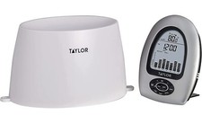 Taylor Wireless Rain Gauge With Thermometer NIB