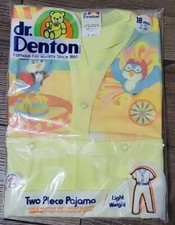 Dr Denton Vintage Two Piece Pajamas From The 80  s New Blue Birds Size 18 Months