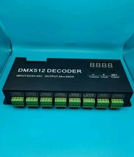 DMX512 Decoder Light Controller DMX512 LED Controller for Light Strip DJ Light D