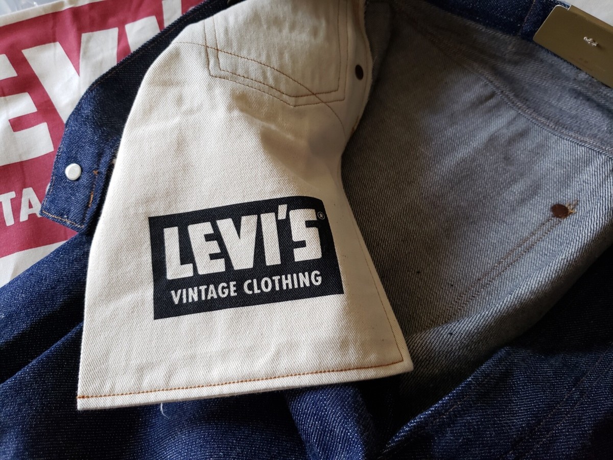 $395 LVC Vintage Clothing LEVI'S 1890 501 xx Selvedge 1933