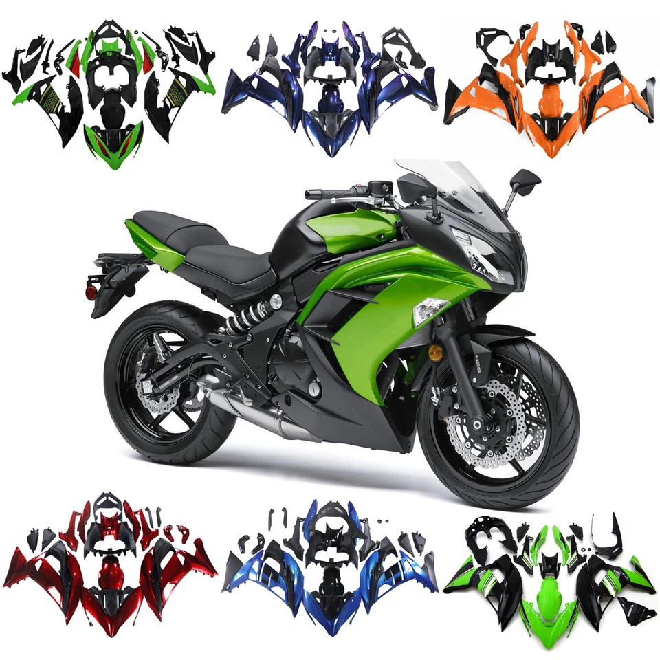 Kit de carenados de inyección para carrocería de plástico Kawasaki Ninja 650 ER-6F 2017-2019 Foto 2 de 4