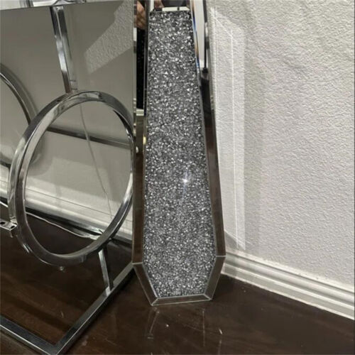 Groß Blumenvase Höhe 68 cm Funkelnde Verspiegelte Kristallvase Vase, Wohnzimmer - Bild 6 von 26