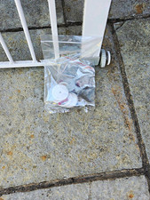 Pressure Mounted Adjustable Metal Stair Gate 73-80cm W x 101cm H White