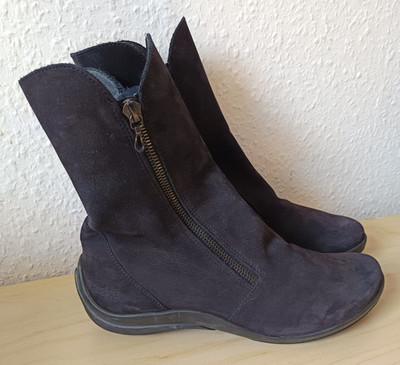 * arche LN Leder Stiefletten Stiefel Gr. 37 M EUR 4 1/2 US 6 1/2 NEU Blau FRANCE