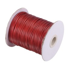 Beads thread craft cord 2mm 78M / decorative roll rope, red wine