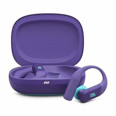 JBL Endurance Peak 4 Sports Wireless Earbuds Purple IP68 ANC