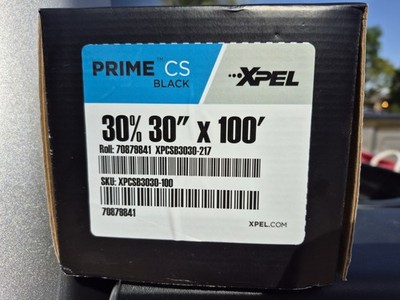 XPEL PRIME CS BLACK Automotive Window Film Tint 30% 30'' x 100'