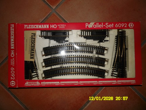 Fleischmann H0 Parallel-Set 6092 mit Modellgleis OKT neuwertig /unbenutzt | Zustand: Gebraucht