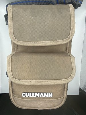 Cullmann Camera Bag Model 7570 Padded Shoulder DSLR Case Tan Gray