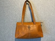 Spikes  Sparrow Carmel Leather Shoulder Bag Purse Satchel