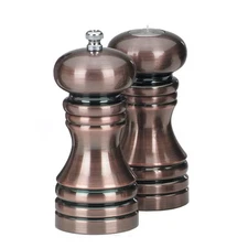 Chef Specialties 90050 Burnish 5.5" Pepper Mill / Salt Shaker Set
