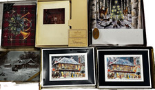   Vintage Hallmark Christmas Greeting Cards Boxed Lot Mixed Assortment Holiday