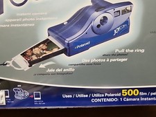 Vtg Polaroid JoyCam Point Shoot Film Camera BRAND NEW Blue