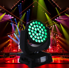 36x10w 4in1 LED Wash Stage Light Zoom Wash Moving Head Light For Dj Party Bar
