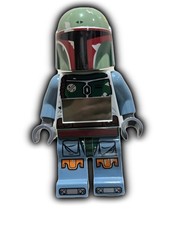 LEGO Star Wars Boba Fett Alarm Clock Figure NO ANTENNA Untested