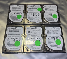 (Lot of 6) Seagate ST9500325AS 500GB 9mm 2.5" Sata HDD