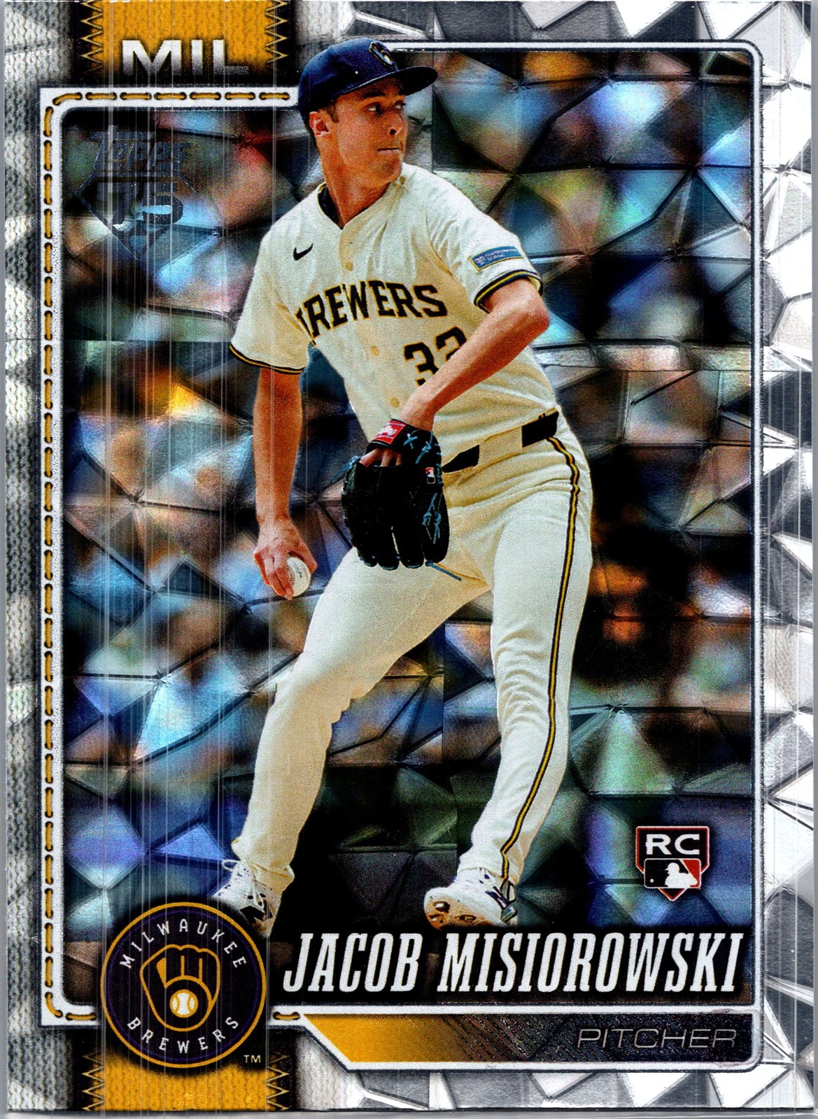 2026 Topps #10 Jacob Misiorowski Silver Crackle Foil