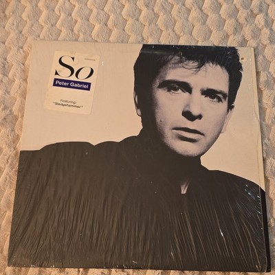 Peter Gabriel So 12'' Black Vinyl LP Rock Geffen Records 1986 GHS 24088