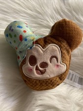 Disney Munchlings Mint Chocolate Ice Cream Sandwich Plush Mickey Mouse Toy 5"