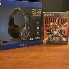 Ps5 Fatal Fury game and 4Gamers Pro4-70 Camo Midnight Edition headset brand new! — photo 1