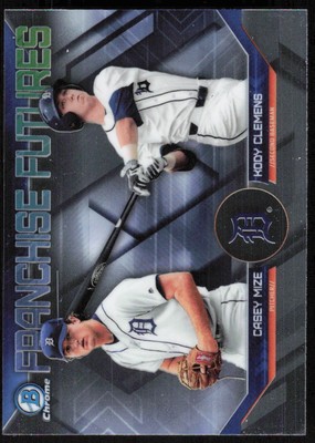 2018 Bowman Draft Franchise Futures #FF-DET Casey Mize / Kody Clemens