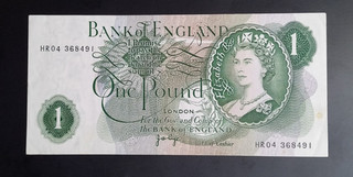 Großbritannien Great Britain 1 Pound 1960 1978 Banknote Papiergeld Geldschein