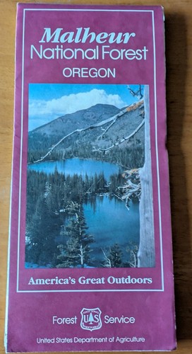 Malheur National Forest, Oregon, Pacific NW Region USFS 1994 EXCELLENT CONDITION